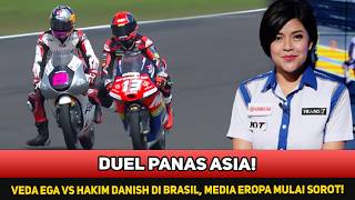 Download lagu Veda Ega vs. Hakim Danish! A Decisive Duel for Asian Riders in Moto3 Brazil, Europe Reacts! mp3
