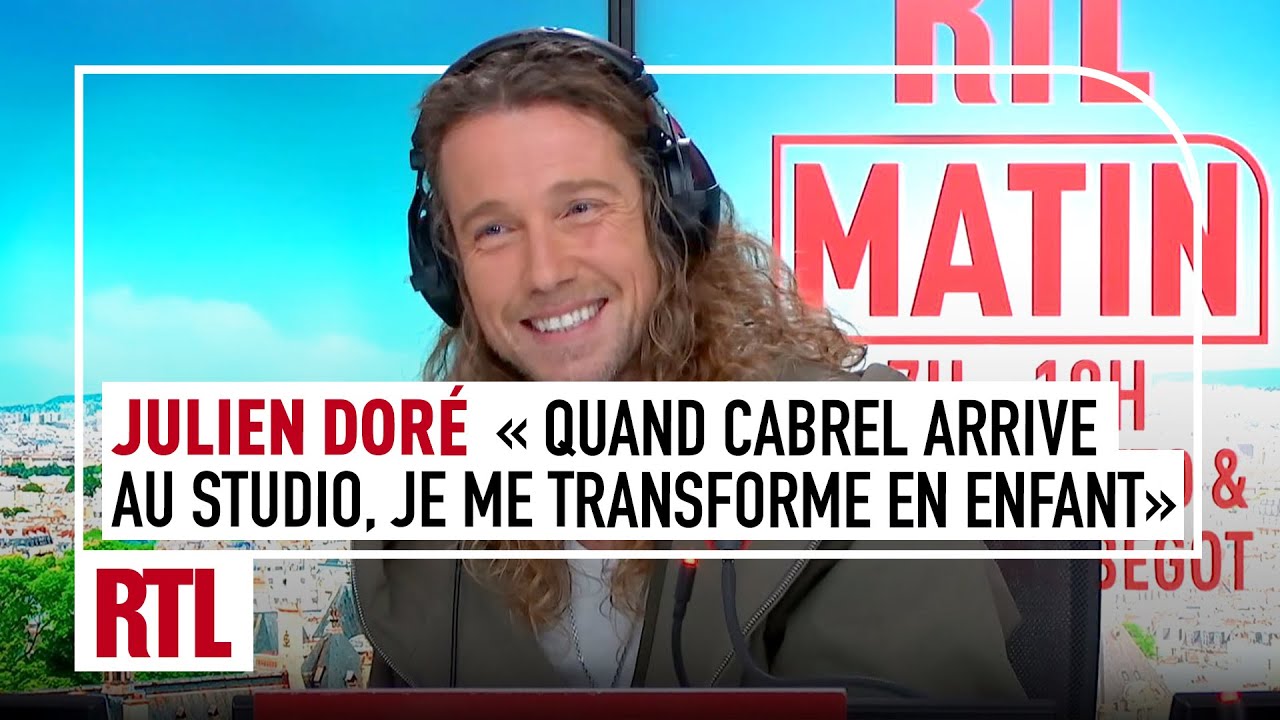 Julien Doré : "Quand Cabrel arrive au studio, je me transforme en enfant"