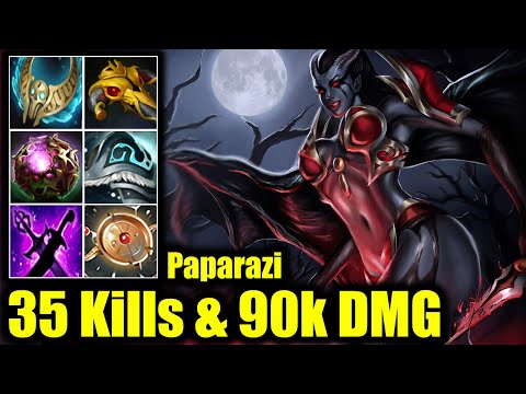 🔥 WTF 35 Kills - 90k DMG - Paparazi - Queen Of Pain - DOTA 2 Pro Game Highlights