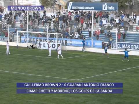 GUILLERMO BROWN 2 - O GUARANÍ ANTONIO FRANCO