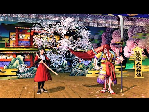 He swallowed her with his tongue...Takane Hibiki vs Senryo Kyoshiro (Hardest AI) - SAMURAI SHODOWN