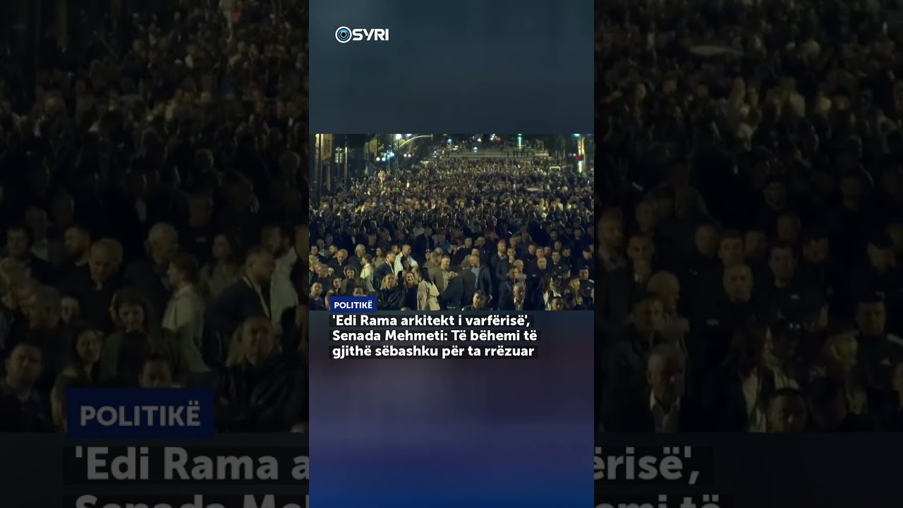 'Edi Rama arkitekt i varfërisë', Senada Mehmeti: Të bëhemi të gjithë sëbashku për ta rrëzuar