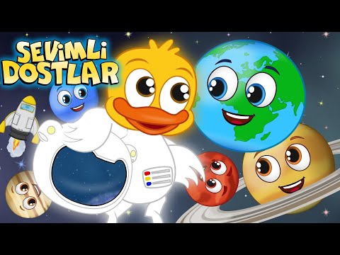Gezegenler! ⭐ Sevimli Dostlar bebek şarkıları ile gezegenleri öğreniyorum! ☀️Adisebaba çocuk şarkısı