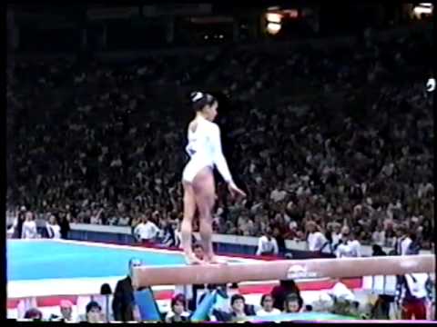 Mohini Bhardwaj - Compulsory Balance Beam - 1996 Olympic Trials