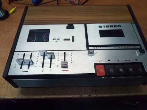 Unitra M531s Проверка после простого ремонта / Test run after simple repair