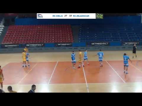 ARKUS liga 7. kolo / RK Obilić - RK Železničar 1949