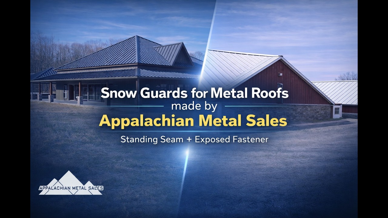 Snow Guards for Appalachian Metal Sales Panels