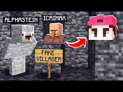 Ich CHEATE als FAKE VILLAGER in Minecraft Bed Wars! 😂