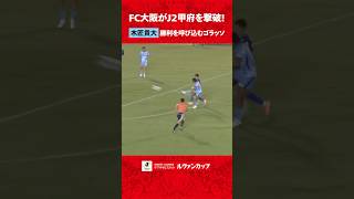 【下剋上】FC大阪がＪ２甲府を撃破！ 木匠貴大のゴラッソで勝利を呼び込む
