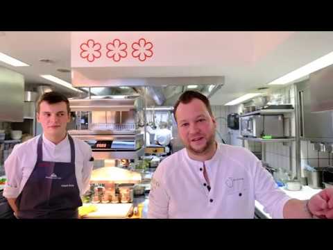 3 Michelin star Oyster, N25 Caviar and whey preparation at Atelier in Munich