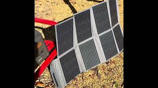 Love my new MHPOWOS 80 watt portable solar panel. #MHPOWOS