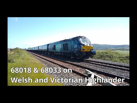 Prestatyn 04.05.2019 - DRS 68018 & 68033 Nenta Welsh and Victorian Highlander Railtour
