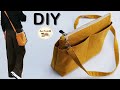 DIY Zipper Crossbody Bag Easy Sewing Project