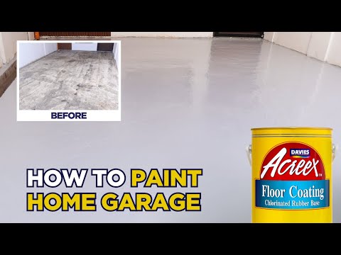 STEP-BY-STEP Guide: How to Paint Garage Floors Using DAVIES Acreex CRB Floor Coating