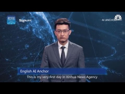 Wêreld se eerste kunsmatige intelligensie (AI) nuusleser in China
