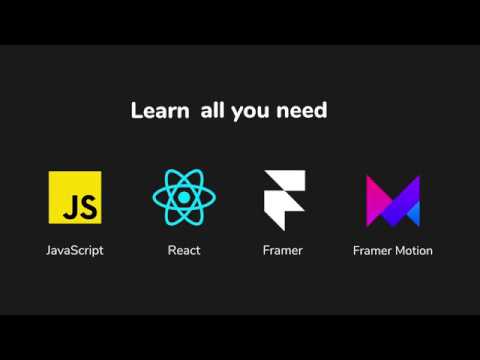 Prototyping with React + Framer