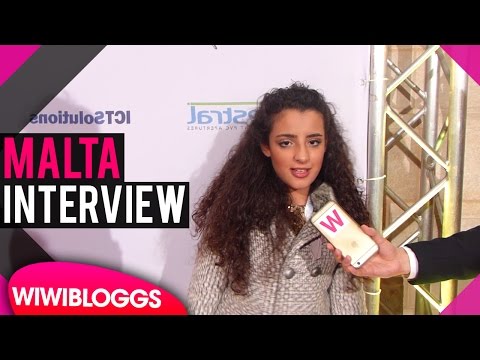 Christina Magrin (Malta) @ Junior Eurovision 2016 Opening Ceremony - INTERVIEW | wiwibloggs