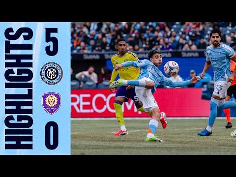 Match Highlights | New York City FC 5-0 Orlando City SC | March 7th, 2026