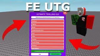 ROBLOX FE UTG SCRIPT PASTEBIN