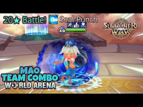 Mao Team Combo in World Arena - Summoners War