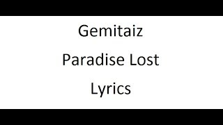 Gemitaiz - Paradise Lost - Lyrics