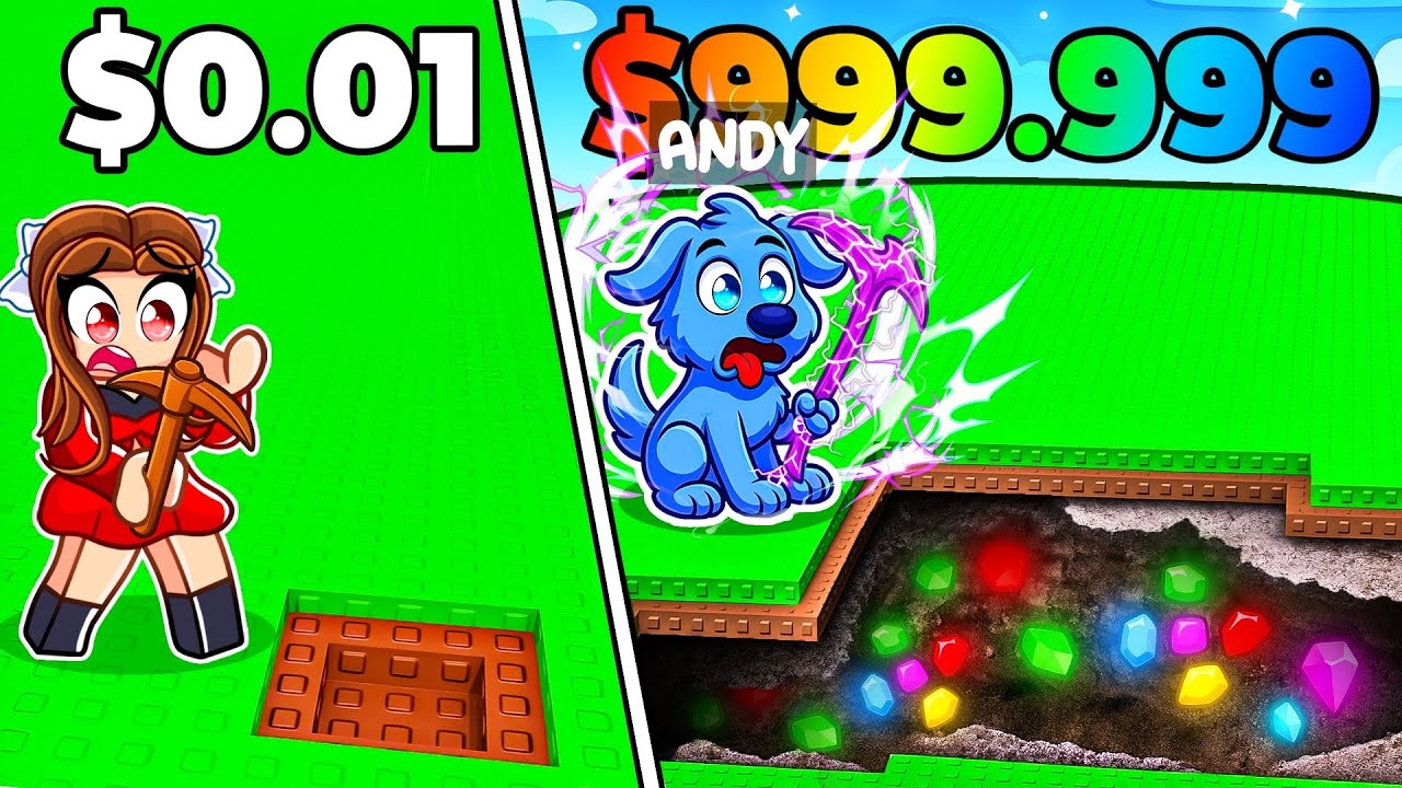 I Became A DOG And Got The BEST PICKAXE In Roblox Pickaxe Simulator