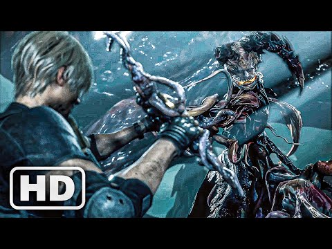 Resident Evil 4 Remake - Osmund Saddler Final Boss Fight 4K 60FPS Scene