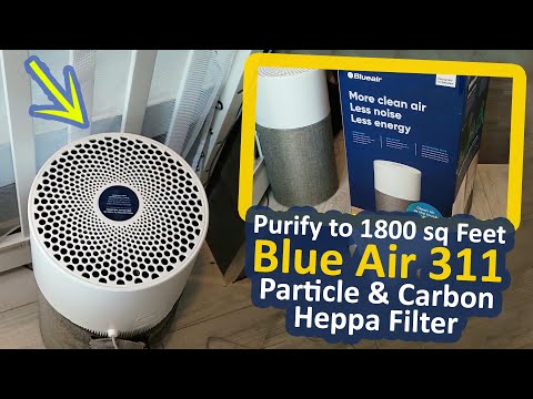 What AIR Diference! Blueair Blue Pure 311 Auto Air Purifier Review - Air Purifier in Baby Room