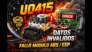 🔥 Código U0415: Solución a los Datos No Válidos del Módulo ABS【Actualizado 2026】🔥