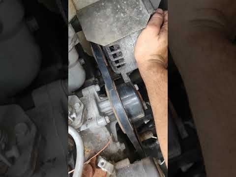 Carrier Reefer Unit Alternator Belt Replacement