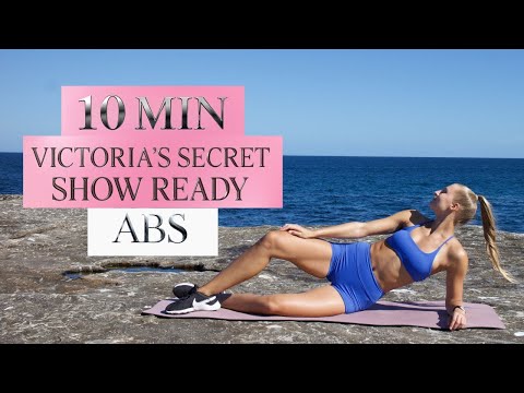 DAY 6 I 10 MIN VICTORIA'S SECRET 11 LINES ABS Workout I No equipment I 7 DAY TRAIN LIKE AN ANGEL