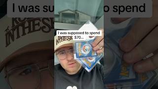 I went in to spend $70… somehow spent $100 💀 W or L?? #pokemon #pokemoncards #pokemontcg