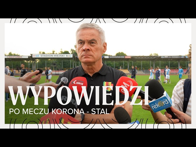 Wypowiedzi po meczu kontrolnym Korona Kielce - Stal Rzeszów 0:0 (14.07.2026)