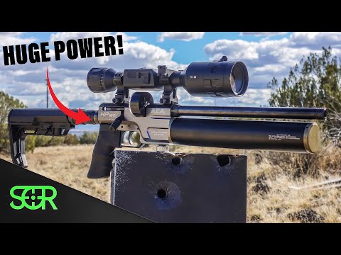 Airguns with More POWER than 9MM FIREARMS - EXPLODING BRICKS - AEA Zeus 72 cal & HP Max 45!