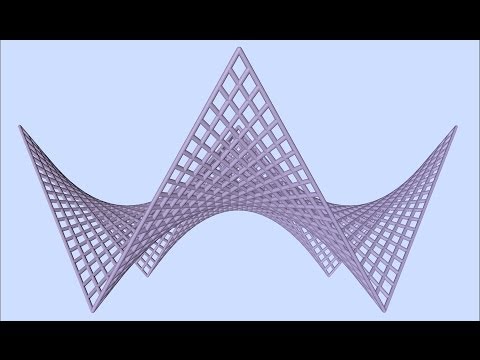 Hyperbolic-Paraboloid Doubly-Ruled Shelter / Roof / Kiosk