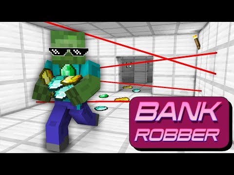 TOP 6 Monster School : BANK ROBBERY HEIST CHALLENGE - Minecraft Animation EPISODE 2