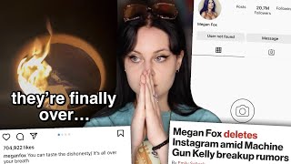 Megan Fox Finally BROKE UP With Machine Gun Kelly…