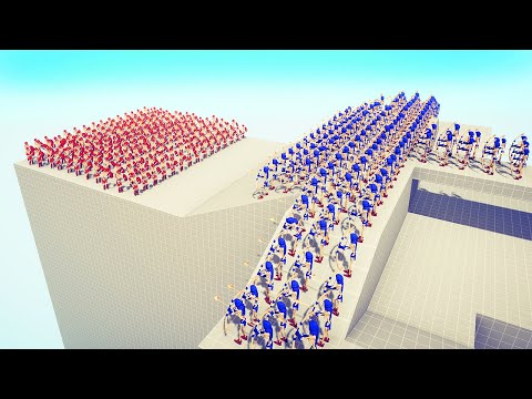 ASMR SKELETON ARMY - SKELETON ARMY VS EVERY RANGED UNIT | TABS - Totally Accurate Battle Simulator
