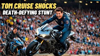 Tom Cruise SHOCKS Olympics crowd with death-defying stunt at closing