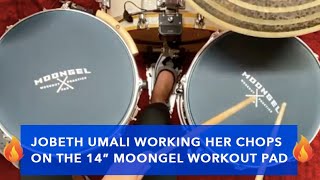 Video thumbnail for JOBETH UMALI THE NEW 14-INCH MOONGEL WORKOUT PAD! by RTOM Corporation