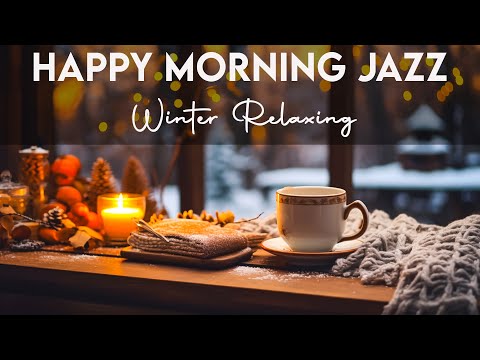 Happy Morning Jazz ☕ Relaxing Winter Coffee Jazz Music & Bossa Nova Piano Positive for Great Moods