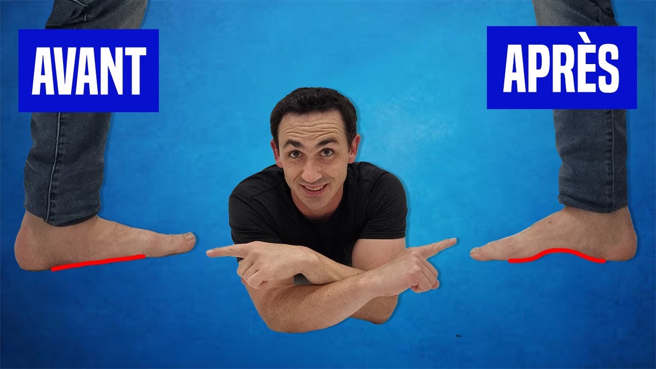 Corriger les pieds plats : Exercices kiné