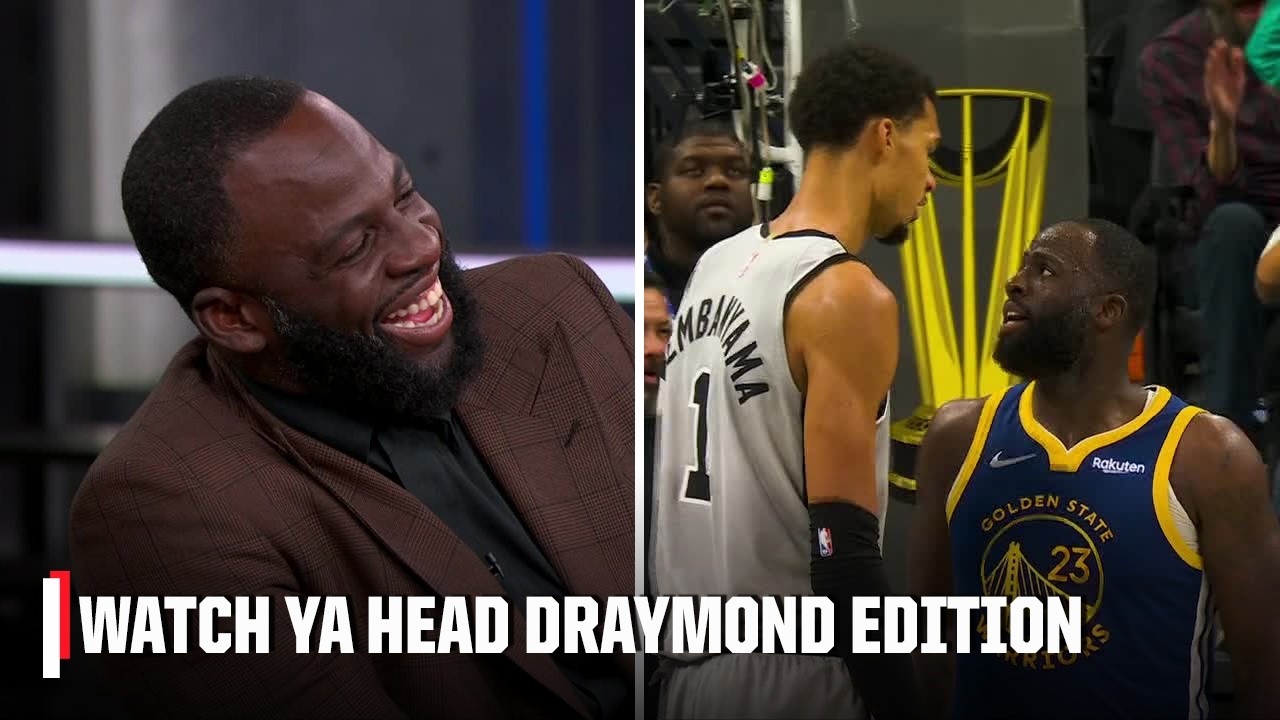 Shaq surprises Draymond with a 'Watch Ya Head' remix version of dunks on Green 😂 | Inside the NBA