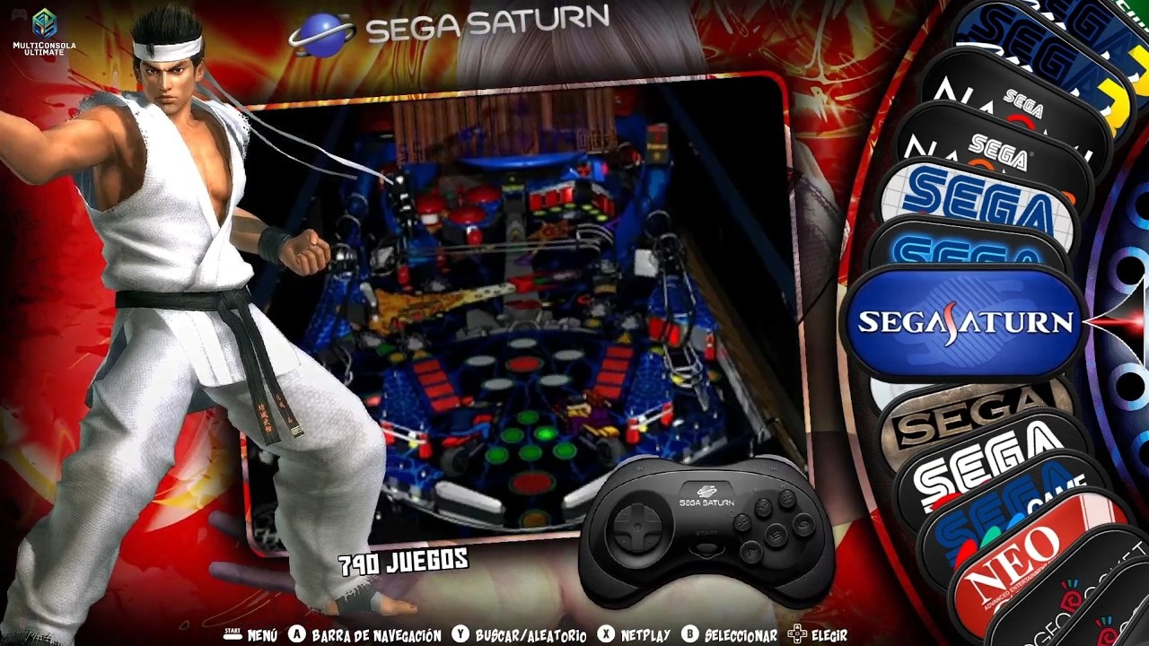 740 Juegos de SEGA Saturn
