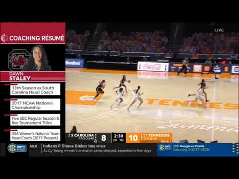 HIGHLIGHTS: Gamecock Destanni Henderson 15 points, 6 ast, 1stl. #2 South Carolina vs #21 Tennessee