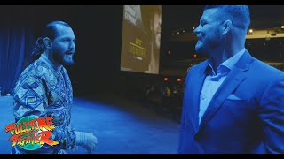 Jorge Masvidal and Michael Bisping Cross Paths Backstage