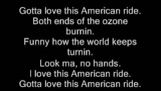 American Ride - Toby Keith - Lyrics