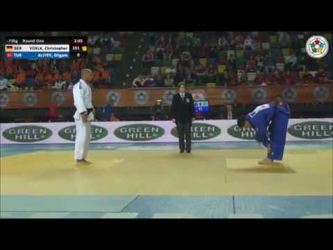 Christopher VOELK GER Vs Dilgam ALIYEV TUR   Judo Grand Prix Samsun 2014  73kg