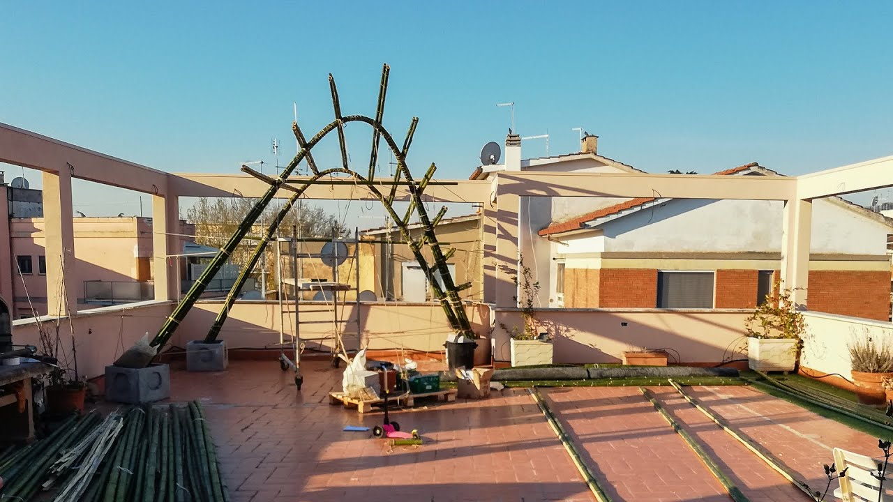 COPERTURA PER TERRAZZO IN BAMBÙ ARUNDO DONAX | feat. Canyaviva Italia