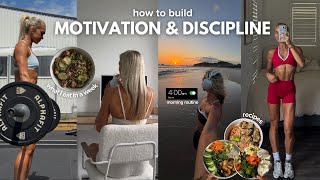how I build ✨lasting✨ discipline + what I eat in a week | high protein recipes & training routine